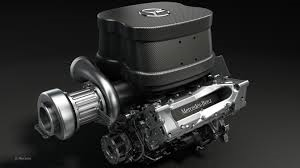 Motor Mercedes V6.